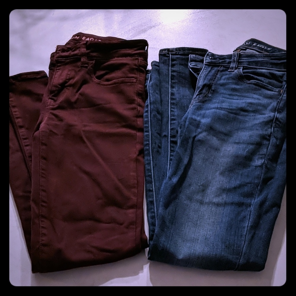 Lot of two size 4 jeggings